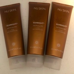 NuSkin Instaglow Self Tanning Gel - 3 4.2oz tubes